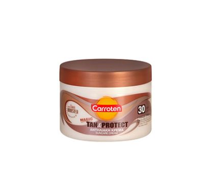 Слънцезащитен крем + тен Carroten Tan & Protect SPF30 150мл