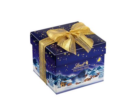 Шоколадови блокчета Lindt Коледна магия 250гр
