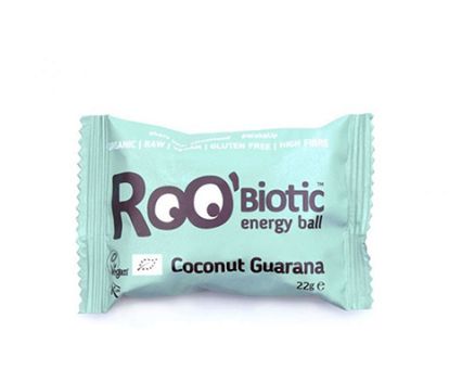 Био енергиен бар с Гуарана и Кокос Roo'Biotic 22гр