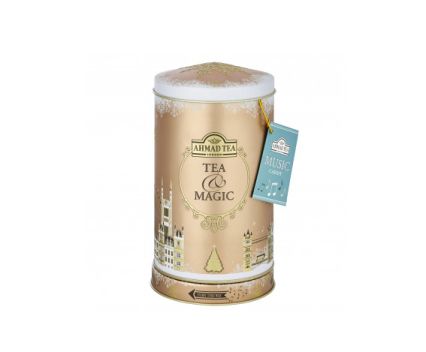 Чай Earl Grey Tea & Magic Ahmad Tea 80гр - музикална кутия