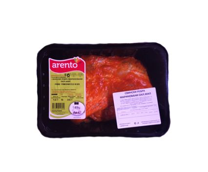 Мариновани свински ребра Arento охладени 1.5кг