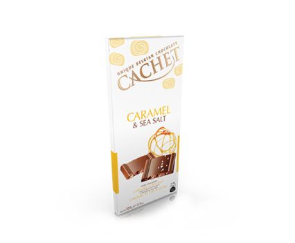 Млечен шоколад Карамел и морска сол Cachet 100гр