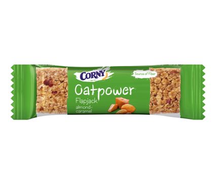 Овесен бар с бадеми и карамел Corny Oat Power 65 г