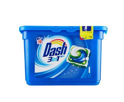 19бр Капсули за пране Dash 3в1, Италия PR