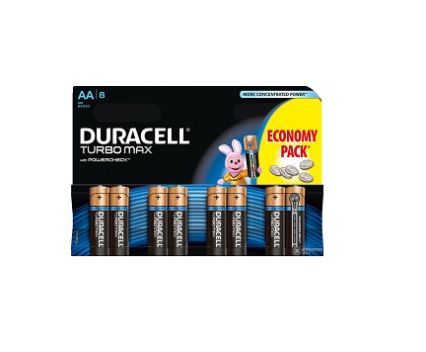 Батерии Duracell Turbo Max АА 8бр
