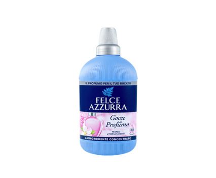 Омекотител концентрат с капки от парфюм божур и черешов цвят Felce Azzurra 750мл 30 пранета PR