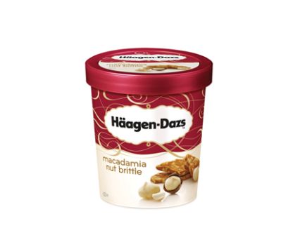 Сладолед Макадамия крехки ядки Haagen-Dazs 100мл