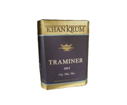 Бяло вино Траминер Khan Krum кутия 3 л