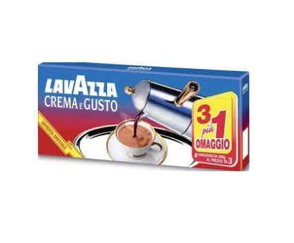 3+1 Мляно Кафе LavAzza Crema e Gusto 4 x 250 г