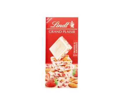 Бял шоколад с ягоди и бадеми Lindt Grand Plaisir 150гр