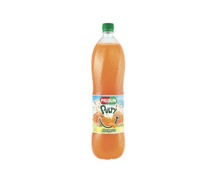 Негазирана безалкохолна напитка Мандарина Prisun Pulpy 1.5л
