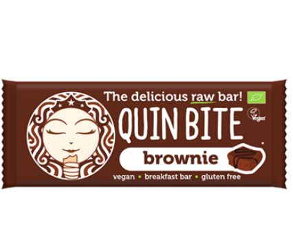 Сурово Барче Брауни Quin Bite 30 г - Без Глутен