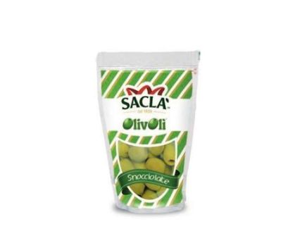 Зелени маслини без костилка Sacla 375гр PR
