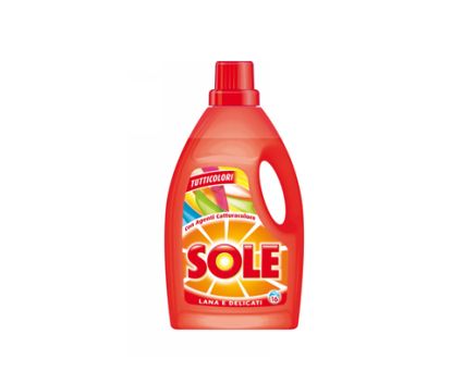 Гел за пране Sole за деликатни цветни тъкани 1л 16 пранета PR