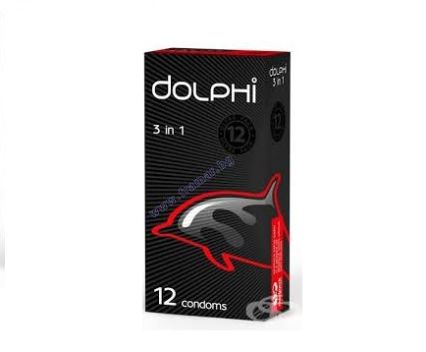 Презервативи Dolphi 3in1 12бр