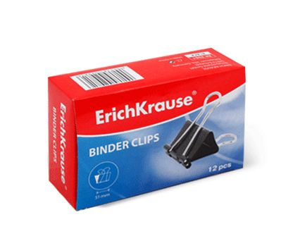 Метални щипки ErichKrause 25мм 12бр