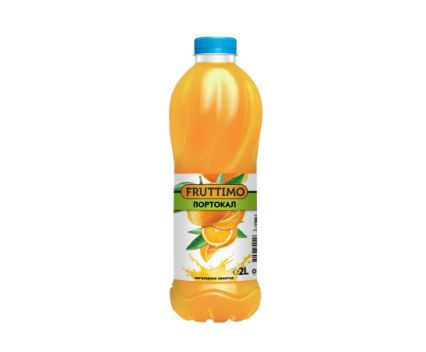 Негазирана безалкохолна напитка Fruttimo портокал 500 мл