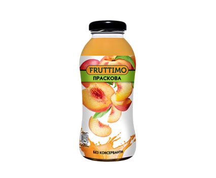 Негазирана безалкохолна напитка Праскова Fruttimo 250мл