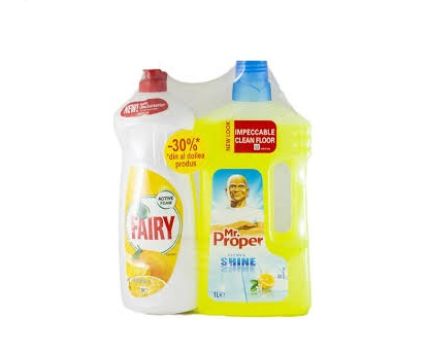 Универсален почистващ препарат Mr Proper Lemon Clean & Shine 1л 