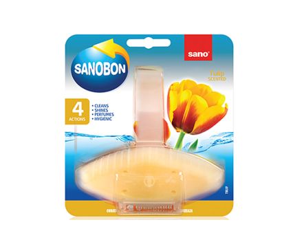 Ароматизатор за тоалетна чиния Sano Sanobon Лале 4в1 55гр S